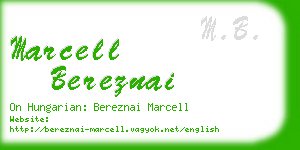 marcell bereznai business card